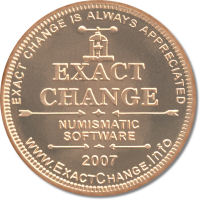 Exact Change coin reverse